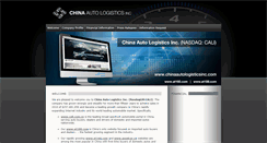 Desktop Screenshot of chinaautologisticsinc.com